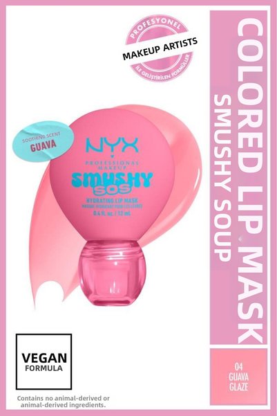 NYX Professional Makeup قناع الشفاه الملون ذو التأثير المرطب المكثف من سموشي ...