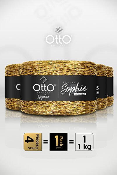 OTTO LINE Premium SOPHIE • Χρυσό • Συσκευασία 4 τεμαχίων × 250 γρ / 420 μ • Μ...