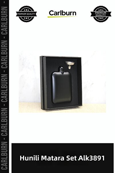 Carlburn Special Production Gift Stylish Accessory Flask Set with Funnel Alk3891
