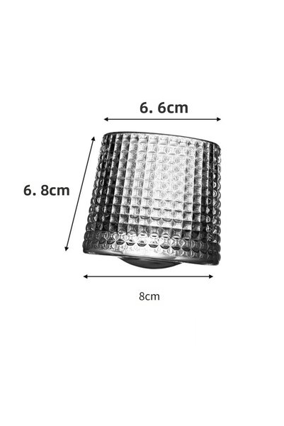HUBBYCHEF Whiskey Cocktail Glass Glass 360 Rotating Glass Glass Set of 2 160ml