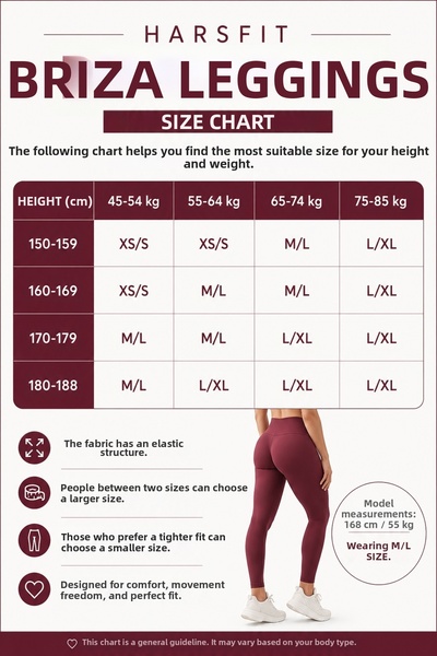 HARSFIT 2-Pack Briza Seamless Scrunch High Waist Sports Leggings