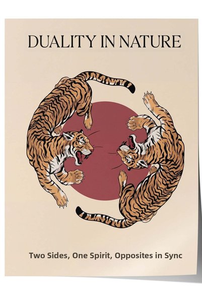 Postifull DUALITY IN NATURE Poster fără ramă Nr. 180181