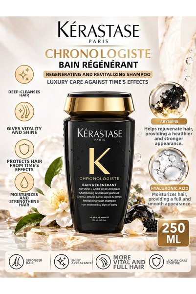 Kerastase Chronologiste Bain Régénérant Renewing and Revitalizing Shampoo for...