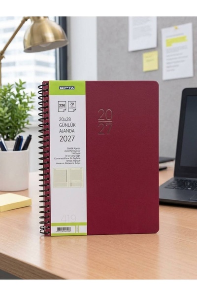Gıpta 2027 20X28 Agendă zilnică 419-SEK