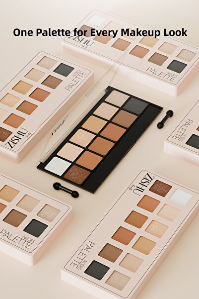 ZİSHU Eyeshadow Palette 12-Piece Matte and Shimmer
