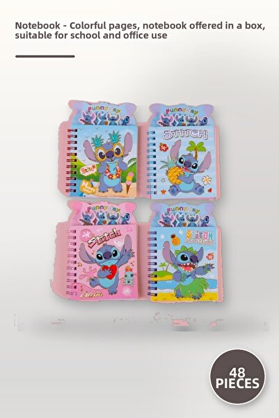 Yenilig 48-Piece Notebook – Colorful Pages, Notepad Notebook Presented in a B...