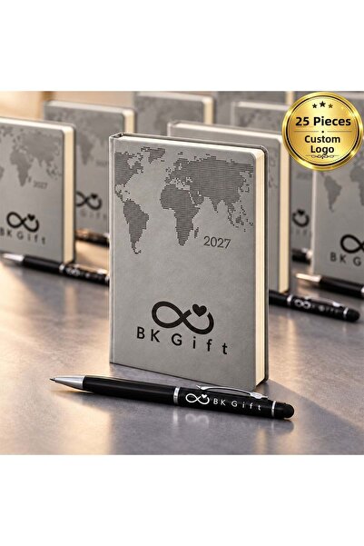 Bk Gift Customized for Your Logo: 25 Pieces 378 Thermo Leather 2027 Agenda & ...