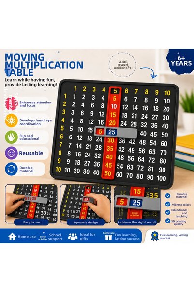 Generic Brand InkyPunky Montessori - مجموعة تعليمية متحركة للرياضيات