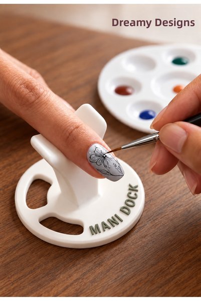 Selince Hayaller Mani Dock Practical Nail Polish Applicator - Anti-Slip Manicure Stand