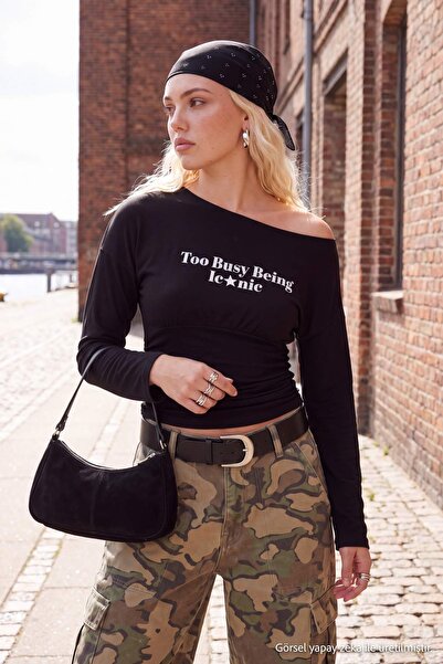 Trendyol Kollektion Schwarze Bluse TWOAW27BZ00080