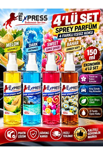 Drexpress Araba Kokusu Araç Içi Parfüm Oto Parfümü Oda Kokusu Genel Amaçlı Pa...
