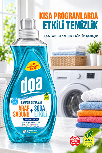 Doa ÇAMAŞIR DETERJANI ARAP SABUNU SODA ETKİLİ / 1480 ML