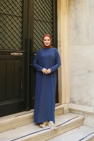 NİSUM MODA Şık Ferace Elbise
