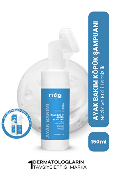 TTO Ayak Bakım Şampuanı Köpük Formlu 150 ml X Aplikatörlü
