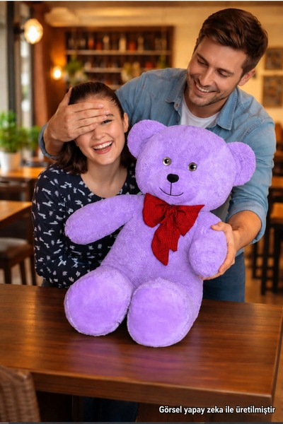 Özgüner Oyuncak 90 cm 102 Papyonlu Büyük Ayıcık (%100 YERLİ)
