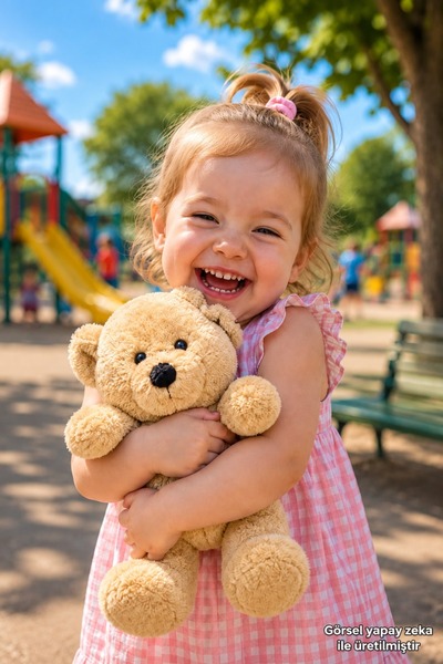 Özgüner Oyuncak Büyük Boy Ayıcık Peluş – 45 cm Sevimli Oyuncak