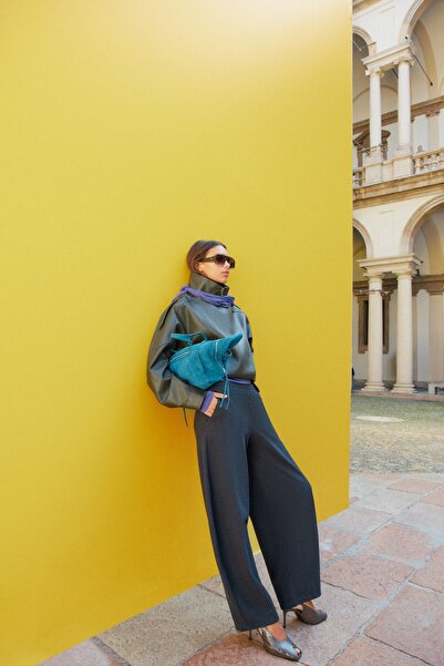Stradivarius Soft-touch barrel jogger trousers