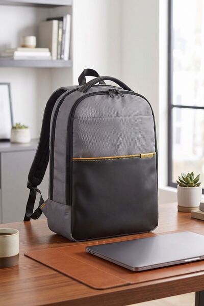 Fossil 7001 Evrak Çantası Laptop Çantası Business Sırt Çantası Füme