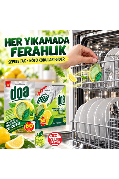 Doa BULAŞIK MAKİNESİ KOKUSU - 6 ML. - 60 YIKAMA
