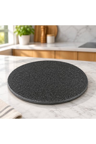 Taş Devri İSM Natural Basalt Marble Cooking Stone 27 cm
