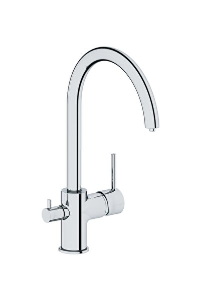 AQUA BAGNO Adell Ronda Kitchen Faucet - with Purification Outlet - Chrome 3/8