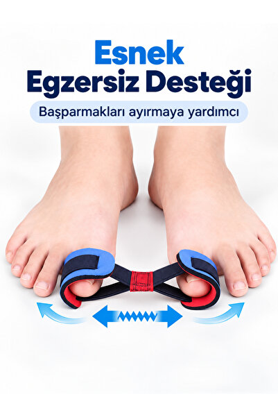 Bunyon Ayak Baş Parmak Kemik Düzeltici Bunyon Hallux Vagus Egzersiz Lastik Eg...