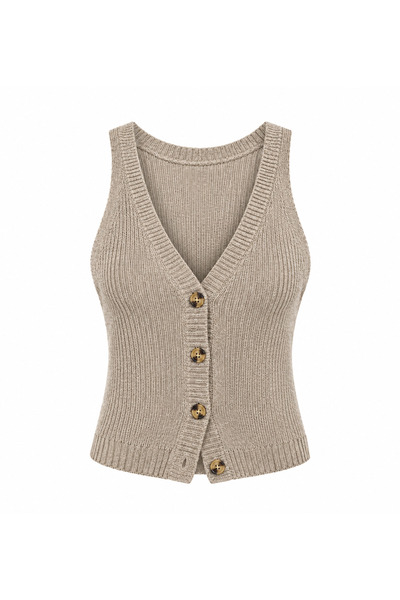 Laluvia Vizon Chic Yelek - 1354