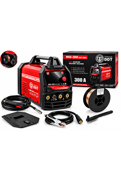 DDT Aparat de sudură invertor DDT-2004, cu bobină de sârmă MIG/MMA, 230 V, cu...