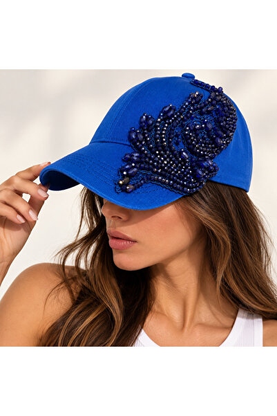 jasmina store Pălărie elegantă cu broderie din pietre