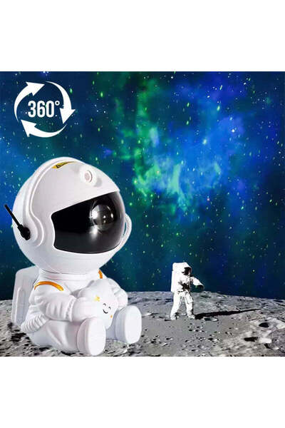 Vivendo Proiector stele, ABS/PVC, model astronaut, alimentare USB, Alb
