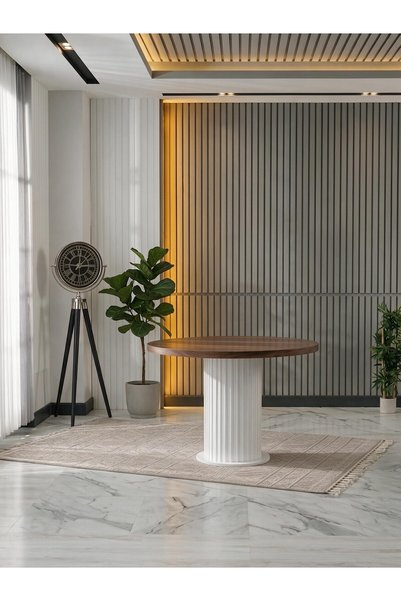 JoyMassa AURA YUVARLAK BOHEM 90X90 MDF MASA ( MASA FİYATIDIR )