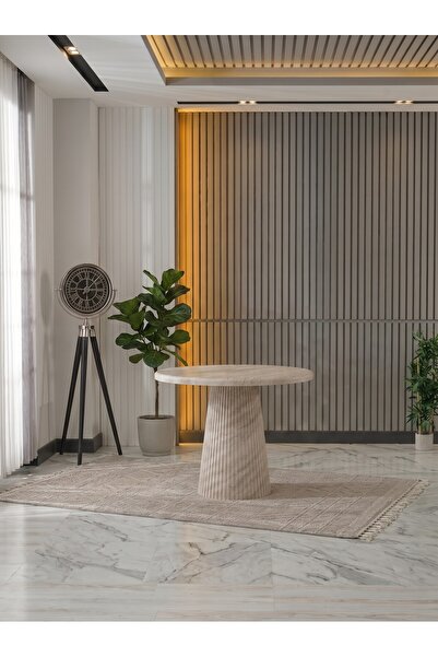 JoyMassa AURA BOHEM 90X90 MEBRAN MDF MASA / KONİK AYAK