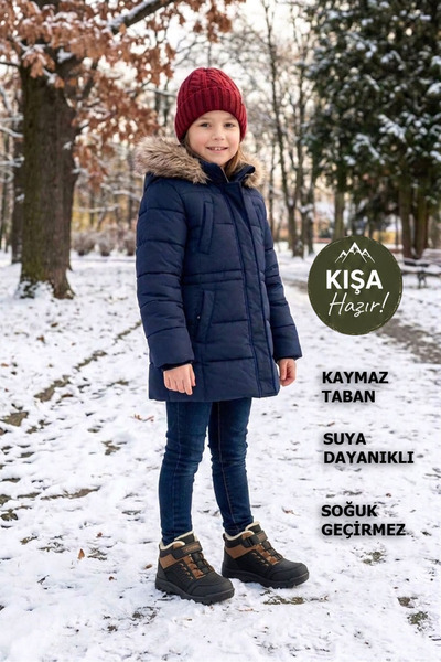 welissa Fur-Lined, Cold and Water-Resistant Children's Boots with Non-Slip Soles