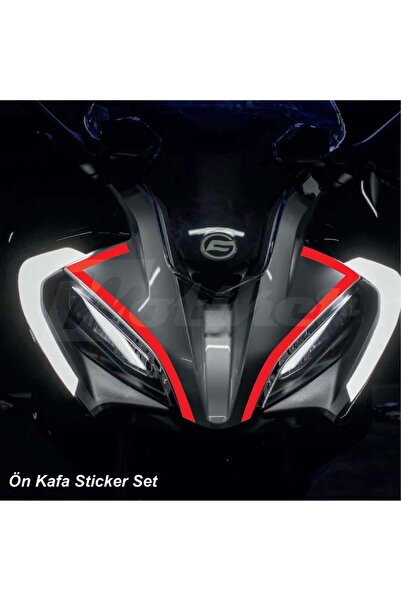 Motiker CFMOTO 250SR Ön Kafa Sticker Etiket Modeli
