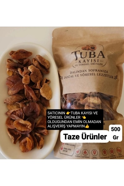 Tuba Kayısı Malatya Hoşaflık Kuru Kayısı 500Gr Dogal Katkısız