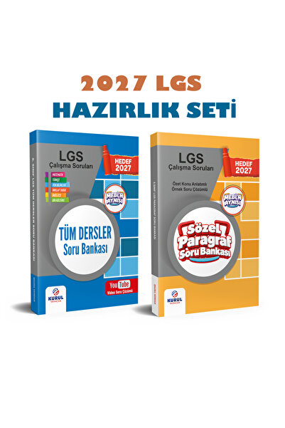 Kurul Yayıncılık 2027 8.sınıf Lgs Tüm Dersler Soru Bankası Ve Paragraf Soru