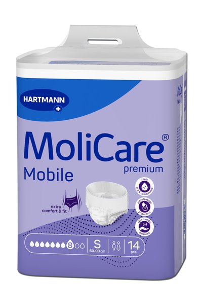 MOLICARE 8 Damla Panty Diapers Small Size Small 14 Pieces*4 Pack