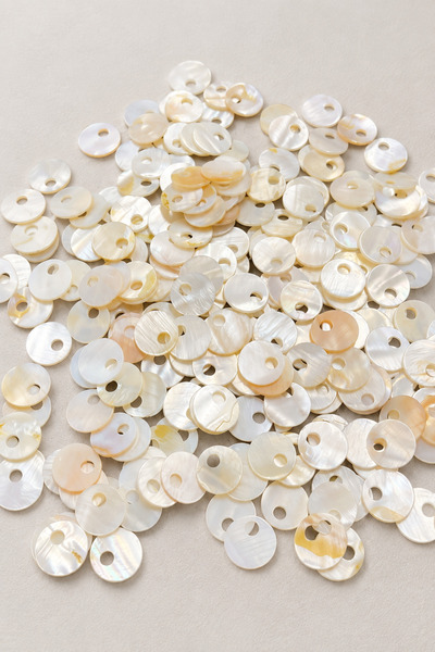 Serhat Aksesuar ve El İşçilik 15 mm Side Drilled Mother of Pearl Flake Beads ...