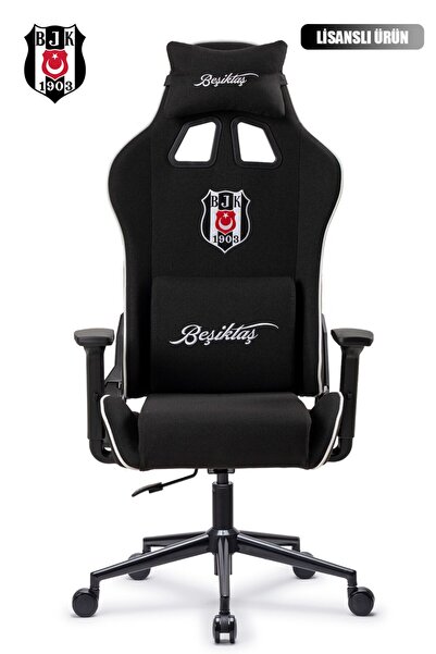 Beşiktaş Fanchair x Goal Siyah Kumaş Lisanslı Oyuncu Koltuğu