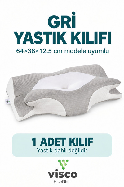 Visco Planet 1 adet ortopedik yastık kılıfı 64x38x12,5 cm