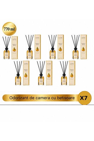 Eau Dubai Set 7x Difuzoare cu Parfum Aromatic pentru Camera, EAU DUBAI, Tropi...