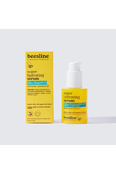 Beesline Ser hidratant cu 10% acid hialuronic 4D și peptide, Beesline, 30 ml
