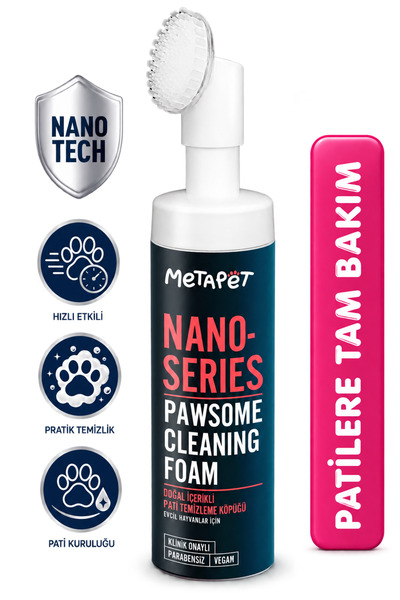Metapet Kedi Pati Temizleme Köpüğü, Pati Yıkama, Nano Series, Hijyen Bakımı, ...