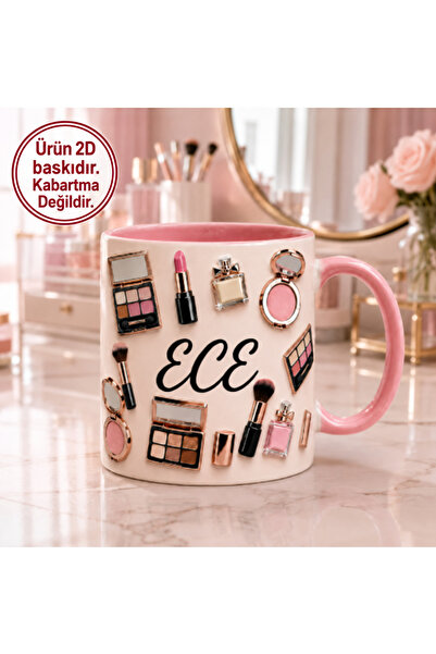 Kişiye Özel Nail Art / Protez Tırnak Uzmanı Kupa Bardak 2D Baskılı