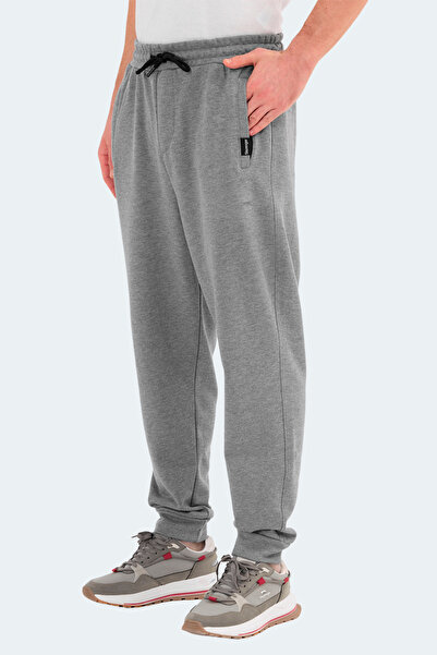 Slazenger NAVDEEP IN Erkek Cepli Koyu Gri Eşofman Altı