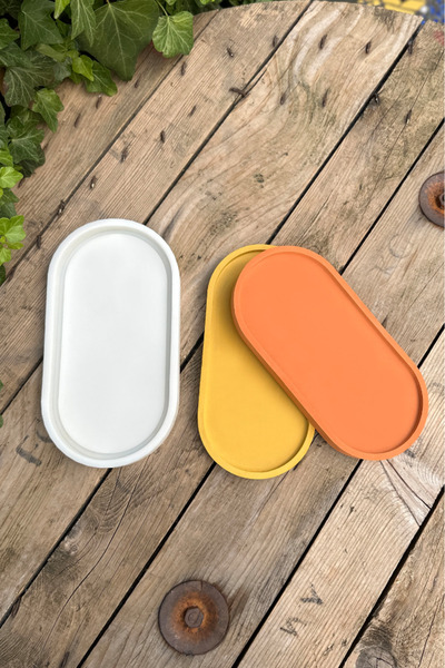 rufus concept Elips Şekilli Tepsi Kalıbı (115MMX223MMX17MM) (SİLİKON) ( 1 Adet )