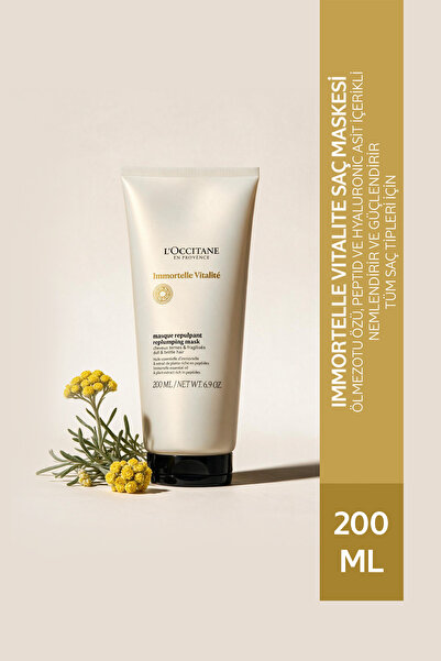 L'Occitane Immortelle Vitalité Dolgunlaştırıcı Saç Maskesi, Ölmezotu Esansiye...