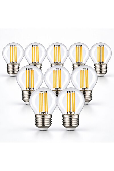 ORBUS GC45 LED Filament Ampul E27 4W 2700K Sarı Işık 400 Lümen Şeffaf Cam