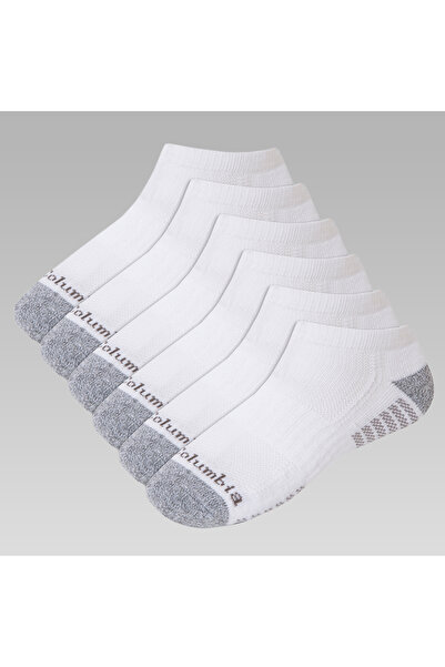 Columbia Athletic Fashion No-Show with Pique Footbed 6-Piece Men's Short Socks
