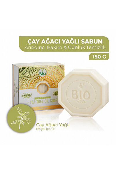 Çay Ağacı Sabunu – Akne Karşıtı, Gözenek Arındırıcı & Sebum Dengeleyici Sabun 150 gr